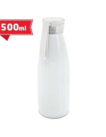 Botella de aluminio con tapa de silicona para sublimación
