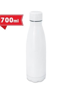Botella blanco mate 700ml sublimacion tapon blanco