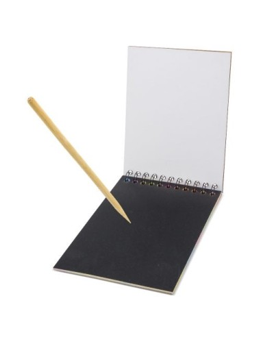 Libreta magica rasca y escribe multicolor personalizar cumpleaños,