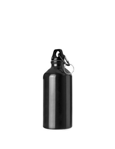 Botella aluminio color negro personalización 500ml