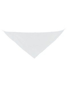 Pañoleta triangular blanca poliéster para sublimación