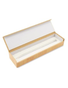 Estuche bambú individual personalizable laser