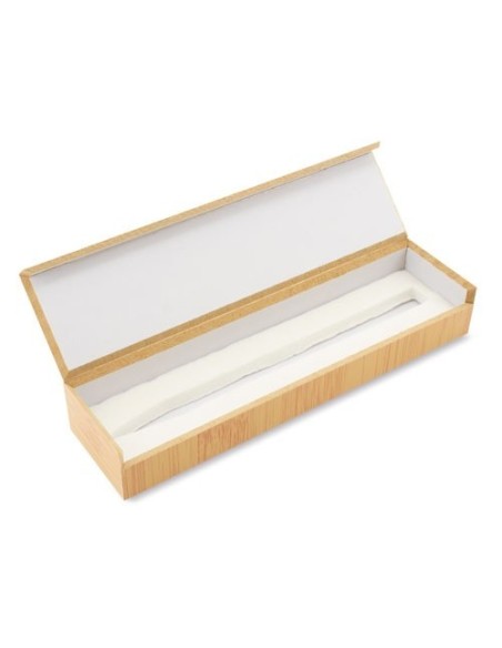 Estuche bambú individual personalizable laser