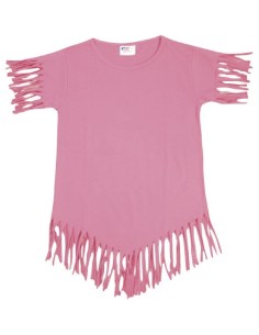 Vestido niña rosa algodon personalizable