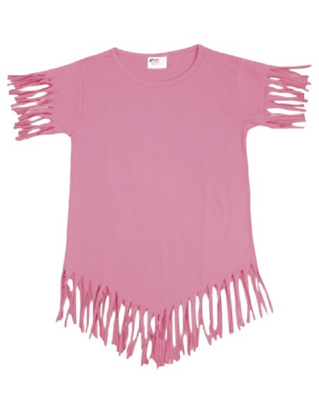 Vestido niña rosa algodon personalizable