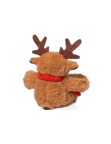 Peluche reno con bufanda personalizable navidad