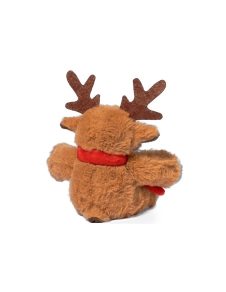 Peluche reno con bufanda personalizable navidad