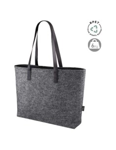 Bolsa Fieltro Marli Rpet asas de cuero 2