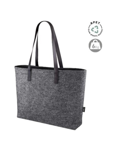 Bolsa Fieltro Marli Rpet asas de cuero