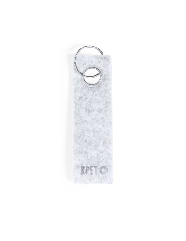 Llavero fieltro Gris Claro para personalizar sublimación, vinilo
