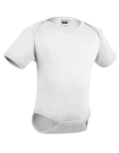 Body bebe manga corta blanco