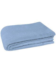 Manta coralina poliester bebe azul personalizable 2