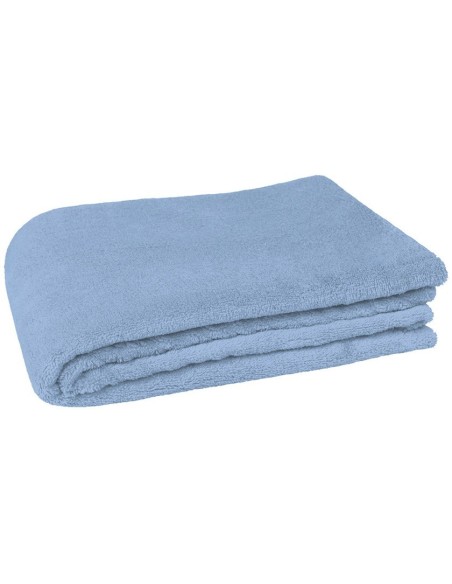 Manta coralina poliester bebe azul personalizable