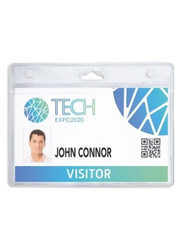 IDENTIFICADOR PVC forma rectangular 12X9 CM
