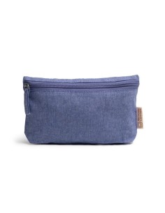 Neceser azul algodon multiusos personalizacion vinilo textil, dtf 2