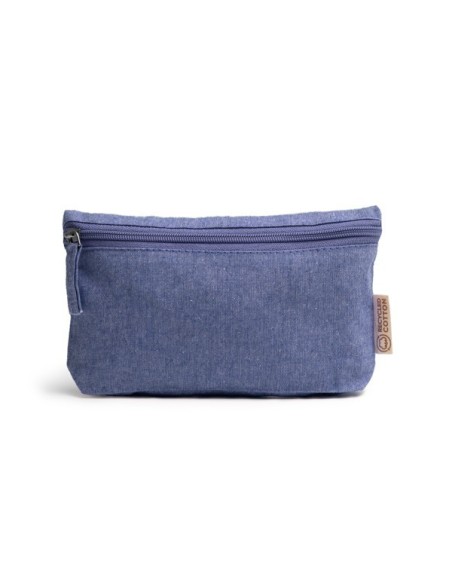 Neceser azul algodon multiusos personalizacion vinilo textil, dtf