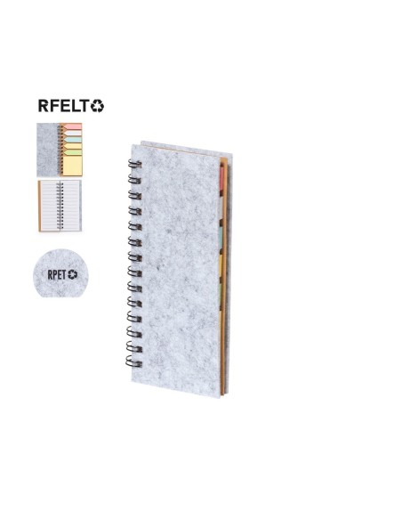 Bloc de notas de fieltro personalizable