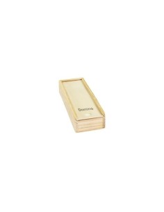 Juego de domino caja de madera personalizacion laser