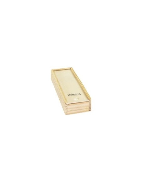 Juego de domino caja de madera personalizacion laser