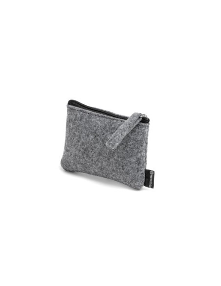 Monedero fieltro gris OSCURO personalizable