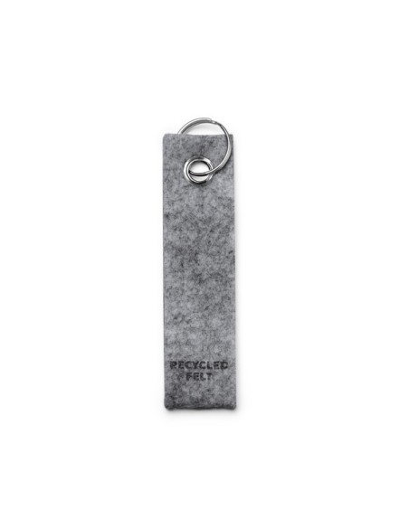 Llavero fieltro GRIS OSCURO para personalizar sublimación, vinilo