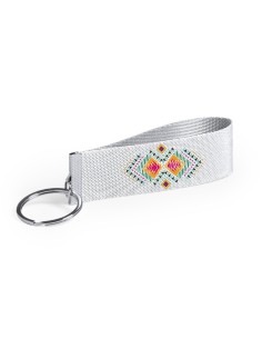 Llavero poliéster y metal personalizable por sublimación 2