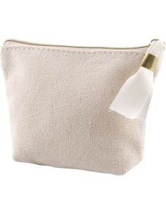 Monedero algodon tirador detalle dorado personalizable vinilo textil, 2