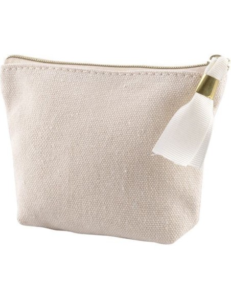 Monedero algodon tirador detalle dorado personalizable vinilo textil,