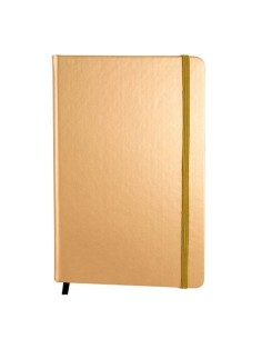 Libreta A5 oro metalizado