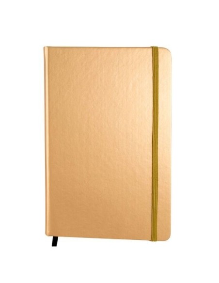 Libreta A5 oro metalizado