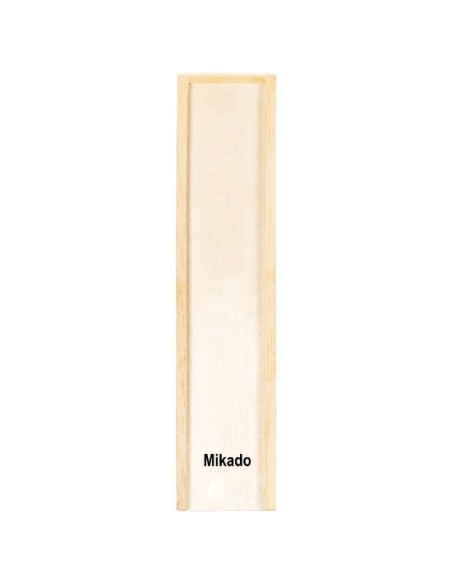 Juego mikado en caja de madera personalizacion laser