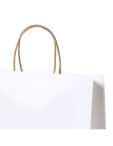 Bolsa papel blanca pequeña 22 x 23 x 9 cm