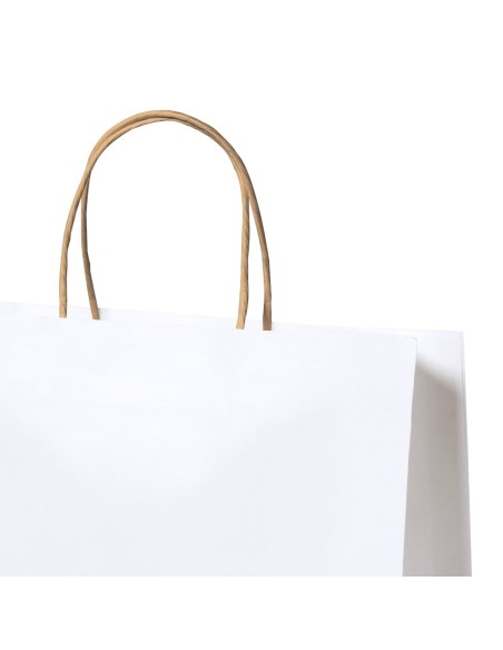 Bolsa papel blanca pequeña 22 x 23 x 9 cm