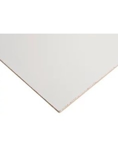 Tablero color blanco DM de 30x40cm - 3MM para laser o sublimacion
