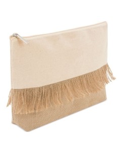 Neceser yute y canva con flecos 2