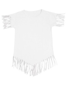 Vestido niña blanco algodón manga corta
