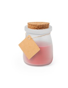 Vela aromatica tapon corcho cristal 2