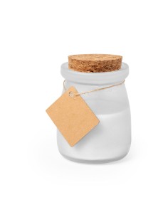 Vela aromatica tapon corcho cristal 2