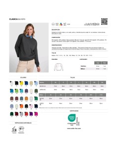 Sudadera sin capucha adulto bajo pedido WHATSAPP
