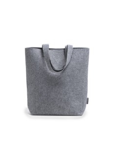 Nueva bolsa fieltro alargada gris oscuro