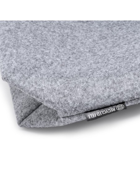 Nueva bolsa fieltro alargada gris oscuro