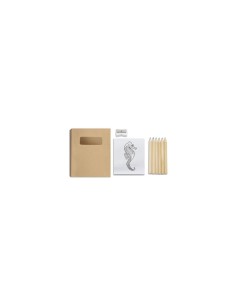 Set 6 lapices de madera y 20 hojas para colorear
