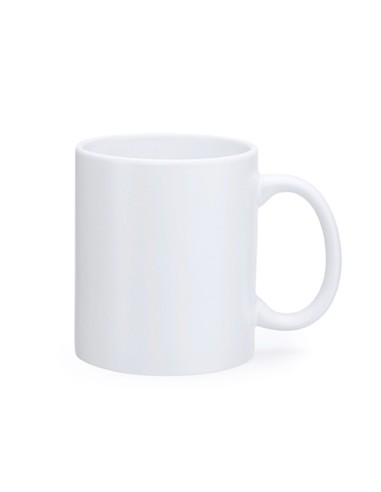 Taza cerámica blanca mate sublimacion
