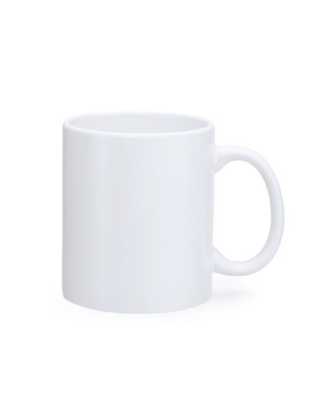 Taza cerámica blanca mate sublimacion