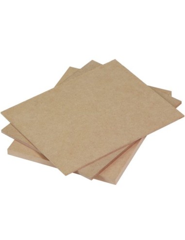 Tablero color madera DM de 60x40cm - 3MM para laser o sublimacion