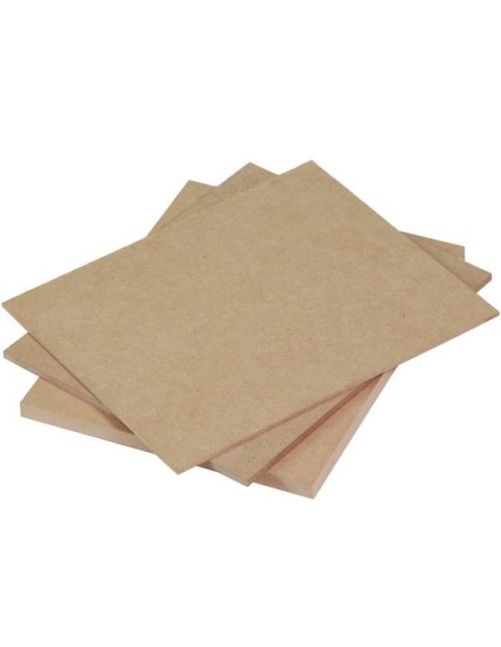Tablero color madera DM de 60x40cm - 3MM para laser o sublimacion