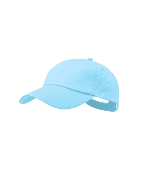 Gorra algodon color azul pastel