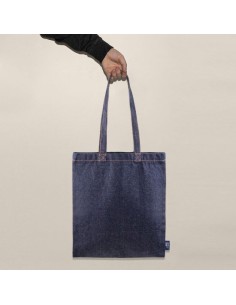 Bolsa imitacion vaquero oscuro personalizable 2