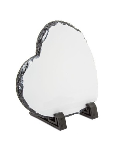 Pizarra piedra sublimacion mas barata de toda españa corazon 15x15cm