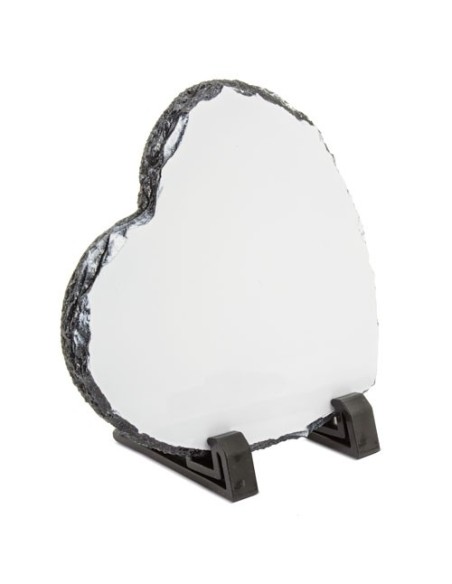 Pizarra piedra sublimacion mas barata de toda españa corazon 15x15cm